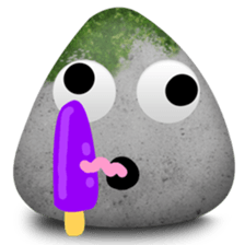 Mossy The Rock sticker #10003093