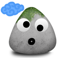 Mossy The Rock sticker #10003094