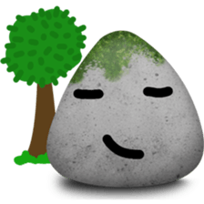 Mossy The Rock sticker #10003095