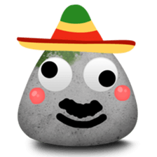 Mossy The Rock sticker #10003097