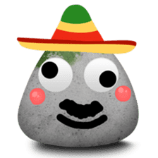 Mossy The Rock sticker #10003097