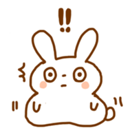 soft soft usagi sticker #10003232