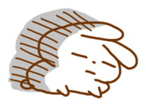 soft soft usagi sticker #10003246