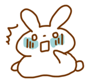 soft soft usagi sticker #10003253