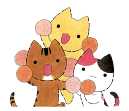 Cute kittens with Yuzu sticker #10003598