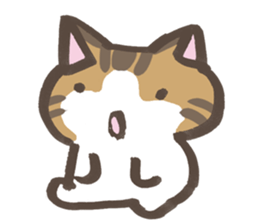 Daily life of a cat in Hana and Roron sticker #10004107