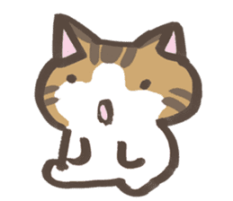 Daily life of a cat in Hana and Roron sticker #10004107