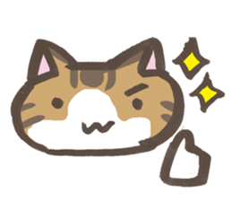 Daily life of a cat in Hana and Roron sticker #10004109