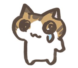Daily life of a cat in Hana and Roron sticker #10004111