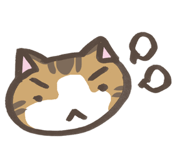 Daily life of a cat in Hana and Roron sticker #10004113