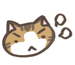 Daily life of a cat in Hana and Roron sticker #10004113