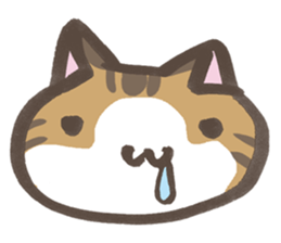 Daily life of a cat in Hana and Roron sticker #10004114