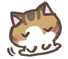 Daily life of a cat in Hana and Roron sticker #10004116