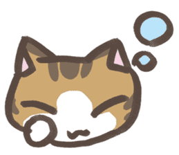 Daily life of a cat in Hana and Roron sticker #10004120