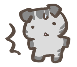 Daily life of a cat in Hana and Roron sticker #10004126