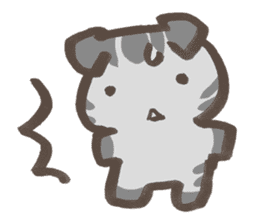 Daily life of a cat in Hana and Roron sticker #10004126