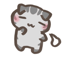 Daily life of a cat in Hana and Roron sticker #10004127