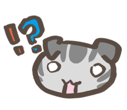 Daily life of a cat in Hana and Roron sticker #10004134