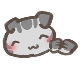 Daily life of a cat in Hana and Roron sticker #10004136