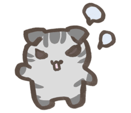 Daily life of a cat in Hana and Roron sticker #10004138