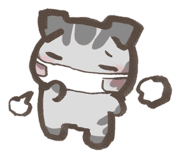 Daily life of a cat in Hana and Roron sticker #10004139