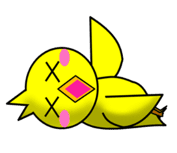 A chick and egg(English) sticker #10004909