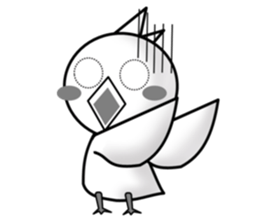 A chick and egg(English) sticker #10004910