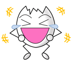 A chick and egg(English) sticker #10004913