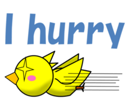 A chick and egg(English) sticker #10004926