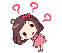 Ms.Red Bean 3 useful replies sticker #10005086