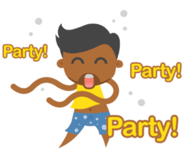 Romy & July - We're just friends.. :) EN sticker #10005144