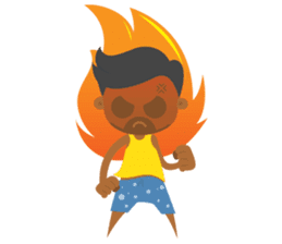 Romy & July - We're just friends.. :) EN sticker #10005148