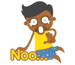 Romy & July - We're just friends.. :) EN sticker #10005150