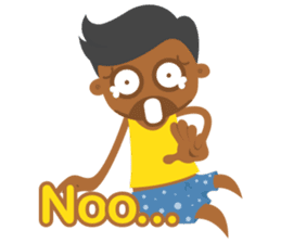 Romy & July - We're just friends.. :) EN sticker #10005150