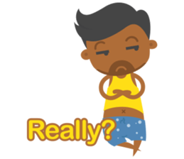 Romy & July - We're just friends.. :) EN sticker #10005153