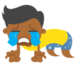 Romy & July - We're just friends.. :) EN sticker #10005155