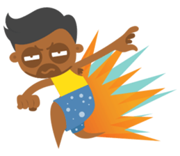 Romy & July - We're just friends.. :) EN sticker #10005161