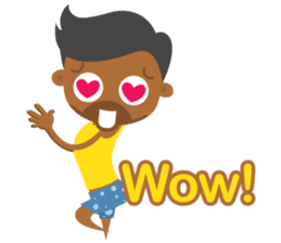 Romy & July - We're just friends.. :) EN sticker #10005162