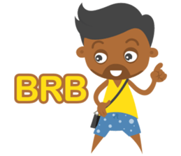 Romy & July - We're just friends.. :) EN sticker #10005163