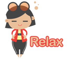 Romy & July - We're just friends.. :) EN sticker #10005168