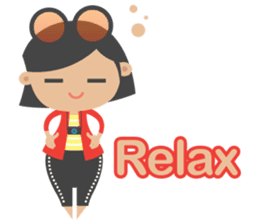 Romy & July - We're just friends.. :) EN sticker #10005168