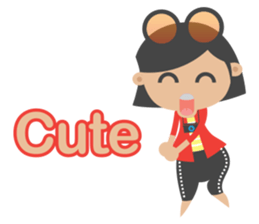 Romy & July - We're just friends.. :) EN sticker #10005170