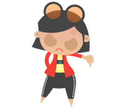 Romy & July - We're just friends.. :) EN sticker #10005171