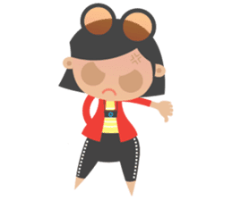 Romy & July - We're just friends.. :) EN sticker #10005171