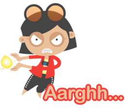 Romy & July - We're just friends.. :) EN sticker #10005173