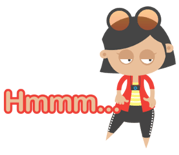 Romy & July - We're just friends.. :) EN sticker #10005174