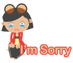 Romy & July - We're just friends.. :) EN sticker #10005175