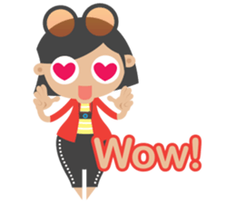 Romy & July - We're just friends.. :) EN sticker #10005176