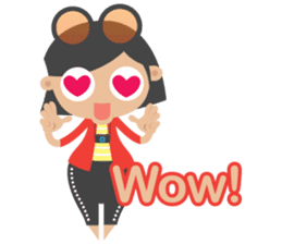 Romy & July - We're just friends.. :) EN sticker #10005176