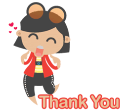 Romy & July - We're just friends.. :) EN sticker #10005178